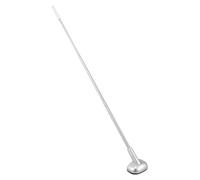 ROMISBABA Adjustable Telescoping Car Bumper Antenna Pole Silver Front Guide Marker for Parking and Driving Safety Easy Installation Enhanced Night Visibility for Drivers