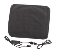 ROMISBABA Adjustable USB Pet Heated Cushion with Temperature Control Lightweight Durable Heating Pad for Dogs Cats Turtles Cozy Electric Blanket for Indoor Use Deep Gray
