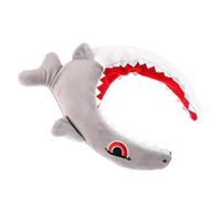 ROMISBABA Adorable Cartoon Shark Headband for Women, Multifunctional Cloth Hairband with Minimalist Design, Easy to Carry Skincare Accessory for Home and School Use