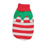 ROMISBABA Adorable Dog Sweater Cozy Warm Winter Pullover for Small Dogs Comfortable Pet Costume for Christmas Easy to Wear Lightweight Design for Holiday Season