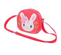 ROMISBABA Adorable Little Girl Crossbody Bag with Adjustable Strap, Pu Leather Cute Rabbit Shape Purse, Easy to Clean Mini Coin Purse for School and Family Trips