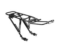 ROMISBABA Aluminum Alloy Bike Rear Rack Lightweight Multi Function Cargo Carrier for Folding and Mountain Bikes Easy Install Bicycle Pannier Rack for Cycling Storage