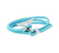 ROMISBABA Anchor Couple Bracelet with Whale Tail Charm Simple Style Unfading Bangle for Men and Women Creative Handmade and Easy to Wear Suitable for Valentine Day and Birthdays