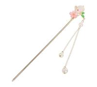 ROMISBABA Ancient Style Clip Headdress Pearl Tassel Hairpin Metal Hairpin Chinese Hair Stick for Wedding Bride