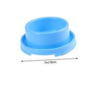 ROMISBABA Ant Pet Food Bowls for Puppies and Cats Thick Plastic Dog Feeding Dish with Smooth Surface Suitable for Small Dogs and Kittens Blue Random Color