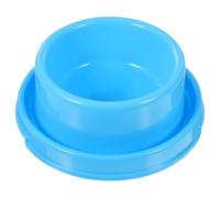 ROMISBABA Ant Proof Pet Food Bowl for Cats and Kittens Blue Plastic Circle Design with Smooth Surface and High Wear Resistance Suitable for Small Puppies Feeding Random Color
