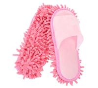 ROMISBABA Anti-slip Mop Slippers with Chenille Sole Open-toe Floor Cleaning Shoes for Men and Women Washable Reusable Slippers for Sweeping and Dusting Medium Comfortable Household Footwear