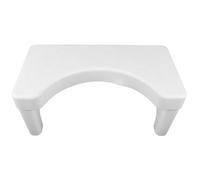 ROMISBABA Anti-Slip Plastic Squatting Toilet Stool for Bathroom Use Footrest with Wear-Resistant Base Multi-Functional Potty Step Stool for Healthy Bowel Movements and Foot Support