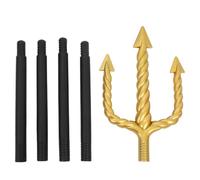 ROMISBABA Antique Style Plastic Devil Trident Prop for Adults, Easy to Clean and Sustainable Party Supply, for Halloween or Cosplay Party Accessories