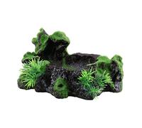 ROMISBABA Artificial Tree Root Fish Escape Cave Hollow Reptile Shelter Ornament Aquarium Landscaping Decor for Betta Fish Shrimp Reptiles Durable Polyresin Design