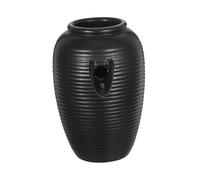 ROMISBABA Artistic Ceramic Water Fountain Jug for Outdoor Traditional Fish Tank with Circulating Waterfall DIY Easy Setup Garden Feature for Landscaping and Patio Decor