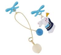 ROMISBABA Asymmetrical Bunny Drop Earrings for Women, Cute Minimalist Rabbit Pendant Dangle Earrings for Easter and Birthday, Lightweight Fashion Jewelry