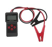 ROMISBABA Automotive 12V 24V Vehicle Battery Tester with Smart LCD Display Portable ABS Plastic Battery Condition Checker for Car and Truck Electrical Voltage Testing and Maintenance