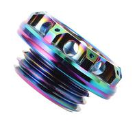 ROMISBABA Automotive Oil Filler Cap Replacement Alloy Petrol Engine Oil Tank Cover for Truck SUV ATV Sealing Gas Cap