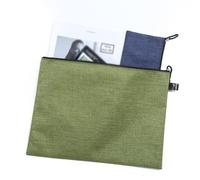 ROMISBABA B4 File Bags Random Color 10pcs Oxford Cloth with Reinforced Zipper Document Organizer Pouch Secure Files Storage and Filing Solution for School and Office Use