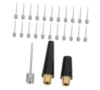 ROMISBABA Ball Pump Inflation Needle for Football Basketball Soccer Metal and Plastic Air Pump Adapter Pins with Leakproof Precision Fast Inflation Portable for School Team Practice Outdoor