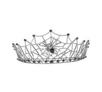 ROMISBABA Baroque Spider Web Bridal Crown Lightweight Hair Accessories Wedding Headband for Brides Masquerade Costume Party Hair Jewelry