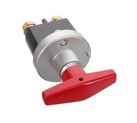 ROMISBABA Battery Disconnect Switch with Handle Locking Mechanism Quick Power Cutoff Vehicle Accessory for Car Truck Rv Boat Yacht Isolator