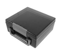 ROMISBABA Battery Storage Box Portable Carry Design for 72 Aa Aaa Batteries with Multiple Compartments, Plastic Sturdy Case Reliable Protection, for Schools and Offices