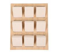 ROMISBABA Beige Iron Earring Stand Display Organizing and Displaying Earrings Jewelry Holder Suitable for Jewelry Shop Retail Selling Compact and Sturdy