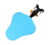ROMISBABA Bike Front Safety Seat Blue with Soft Cushion Aging Plastic No Weld Reinforced Support Pedals for Boy Girl