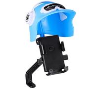 ROMISBABA Bike Phone Holder with Adjustable Sunshade Secure Clamp for Motorcycles and Bicycles Riding Support Compatible with Smartphones Easy Installation Rear Mirror