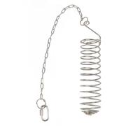 ROMISBABA Bird Feeding Tool Underslung Feeder Multi-Purpose Stainless Steel Portable Feeder 23.78X1.81X1.81Inch Design for Fruits for Travel and Decorating Sculptures