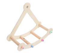 ROMISBABA Bird Play Stand Climbing Ladder and Swing for Parrots for Birds Exercise and Mood Enhancement