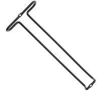 ROMISBABA Black Iron Wine Glass Rack Wall Mounted Stemware Rack with Upside down Design and Easy Installation, Compact Goblet Holder with 2 Screws for Secure Hanging for Kitchen and Hotel