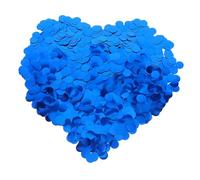 ROMISBABA Blue Glitter Round Confetti Circles for Party Decorations Sparkling Table Confetti for Birthdays Weddings Balloons Anniversaries with Easy Cleanup