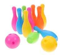 ROMISBABA Bowling for Indoor Outdoor Game Kit Educational Sports Development Bowling Balls and Pins for Family Fun and Interaction Random Color