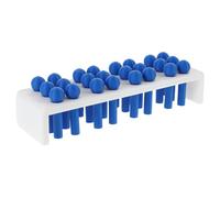 ROMISBABA Braille Writing Board Set with Stylus for Blind Students Plastic 6-Cell Braille Practice Board for Classroom Use