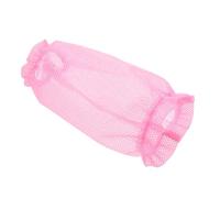 ROMISBABA Breathable Mesh Fabric Dog Ear Protector Snood for Summer Use Comfortable Pink Puppy Ear Cover for Outdoor Activities and Pet Care