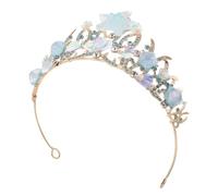 ROMISBABA Bridal Crown for Women Wedding Party Headpiece Rhinestone Mermaid Tiara Princess Crown Sparkling Sequins for Bride's Special Day