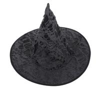 ROMISBABA Broken Witch Hat Wide Brim Wear-resistant Halloween Party Cosplay Hat for Women Unique Halloween Decoration and Costume Accessory for Witch-themed Events