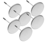 ROMISBABA Cake Decorating Flower Nails Set 6Pcs Stainless Steel DIY Piping Needles for Icing Flowers and Dessert Crafting at Home
