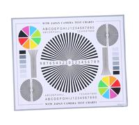 ROMISBABA Camera Calibration Card and Lens Focus Alignment Chart for Cctv Installation, 40x30cm Adhesive Focus Test Card, Monitoring Lens Adjustment Tool for Security Camera Setup