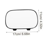 ROMISBABA Car Visor Mirror with Straps Lightweight Cosmetic Vanity Mirror for Women Imaging Car Interior Makeup Accessory for Trucks Suvs Scratch Resistant Compact Design Random Color