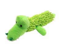 ROMISBABA Cartoon Plush Dog Toy for Puppies Interactive Chewing Teething Toy Soft Squeaky Pet Companion for Reducing Anxiety and Promoting Behavior
