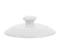 ROMISBABA Ceramic Pot Lid Replacement for Rice and Clay Pots, Heat-resistant White Ceramic Lid with Elegant Minimalist Design, Multifunctional Cooking Accessory Suitable for Kitchen