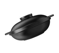 ROMISBABA Ceramic Stewing Pot Nonstick Casserole with Lid High Temperature Resistant Braised Chicken Cooking Pot for People Home Cooking Soup and Bibimbap