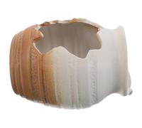 ROMISBABA Ceramic Tabletop Fountain Jar with Built Filter Indoor Waterfall Fountain for Courtyard and Fish Tank Circulating Hydroponic Water Feature for Cleaner Aquatic Environment