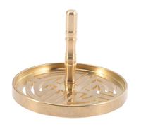 ROMISBABA Chinese Character Incense Press Mold Tool DIY Copper Mold for Incense Cone Making with Ergonomic Handle Non-slip Grip Symbolic Design for Meditation Yoga Temple Home Relaxation