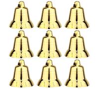 ROMISBABA Christmas Jingle Bells Decorative Bell Ornaments with Hanging Ropes Small Delicate Xmas Tree Pendant for Party Wedding Home and Festival Decoration Silent for Cozy Atmosphere