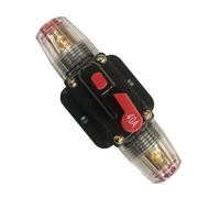 ROMISBABA Circuit Breaker Reset Fuse Holder Inline Switch for Car Audio System Protection Panel Firewall Mountable Suitable for Bike and Boat Use