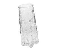 ROMISBABA Clear Hydroponic Glass Flower Vase for Fresh and Dried Arrangements Elegant Table Centerpiece for Wedding Home Office and Living Compact Desktop Floral Pot