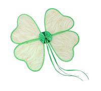 [ROMISBABA] Clover Wings Pat Costume Prop Wings Cosplay Wings St Patrick's Day Costume Wings Photo Prop Wings Role Play Supplies Stage Performance Wings Wing Strand