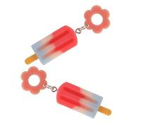 ROMISBABA Colorful Ice Cream Earrings for Women Cute Summer Dangle Earrings with Dessert Drop Design Unique Food Inspired Jewelry for Parties and Everyday Glamour