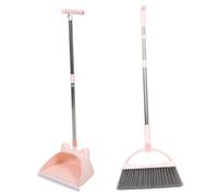 ROMISBABA Compact Dustpan and Broom with Soft Bristles Lightweight Portable Cleaning Tools for Safe Non Scratch Design for Teaching Cleanliness and Organization at Home Kindergarten