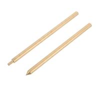 ROMISBABA Copper Electric Fence Grounding Rod 8mm X 300mm Solid Brass Pin Galvanized Earthing Stake for Agricultural Fencing and Outdoor Surge Protection